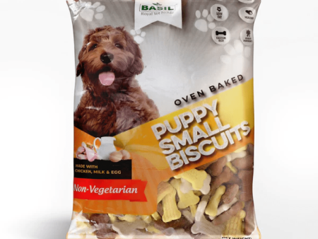 Basil Non Veg Bone Shaped Puppy Biscuits Online