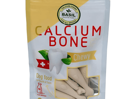 Basil Calcium Chew Bones Dog Treats Online Hot Sale