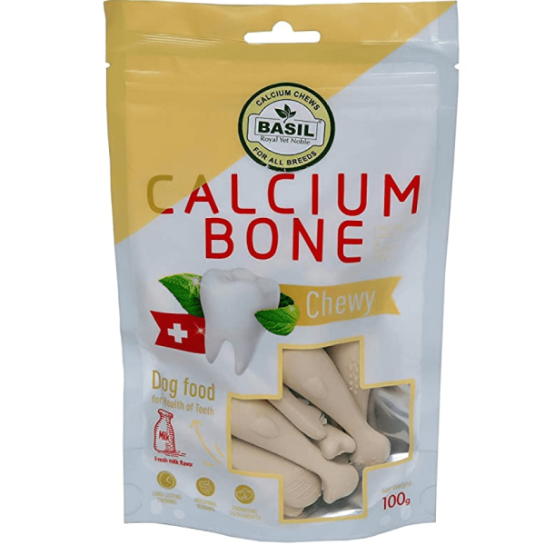 Basil Calcium Chew Bones Dog Treats Online Hot Sale