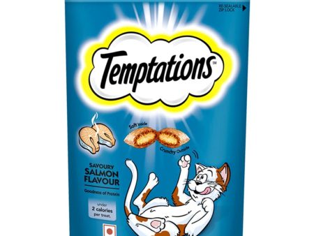 Temptations Savoury Salmon Flavour Cat Treats Online Sale