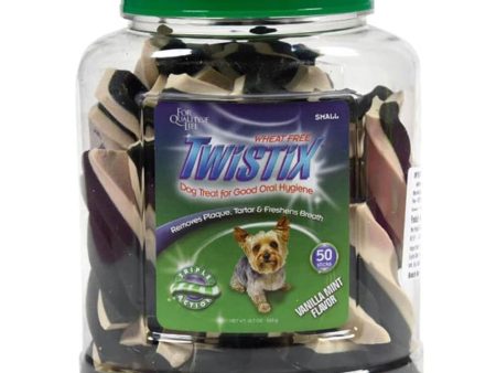 NPIC Twistix Vanilla Mint Canister Dog Treats Discount