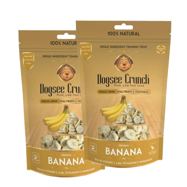 Dogsee Crunch Freeze Dried Banana Dog Treats For Sale