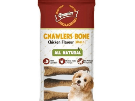 Gnawlers Chicken Bone Dog Treats (3 inch) Sale