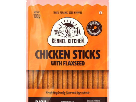 Kennel Kitchen Chicken Stick with Flaxseed Dog Treats For Discount