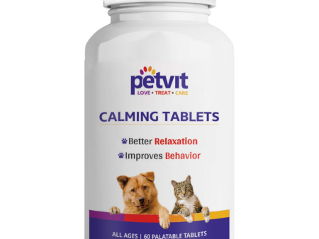 Petvit Calming Tablets for Dogs and Cats Supply