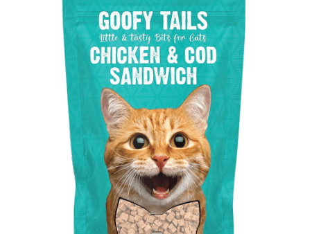 Goofy Tails Chicken & COD Sandwich Cat Treats For Sale