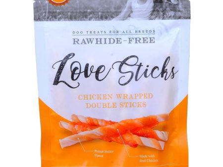 Rena Love Chicken Wrapped Double Sticks Dog Treats Sale