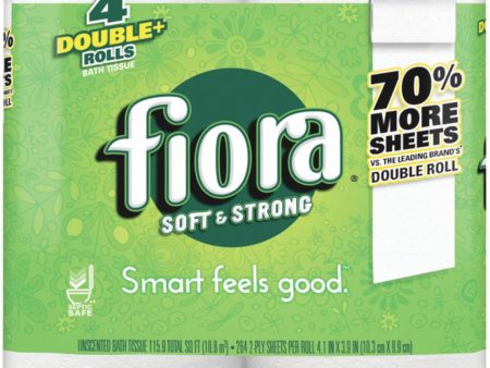 Fiora Soft & Strong Toilet Paper (4 Double Rolls) Online now