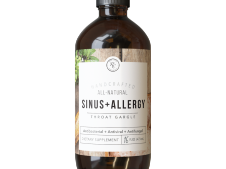 SINUS + ALLERGY THROAT GARGLE | 16 oz Hot on Sale